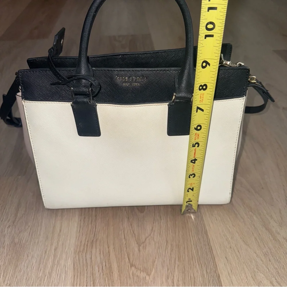 Kate Spade Light Pink & Black Crossbody Tote Bag & Matching Wallet